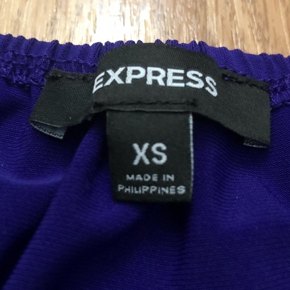 Express Violet Purple Blouse - Picture 3 of 4